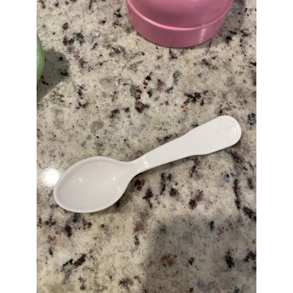 Vintage Fisher Price Fun with Food Ice Cream And Spoon Toy Set 1987